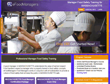Tablet Screenshot of mafoodmanagers.com